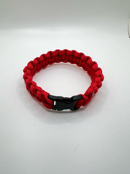 Red Paracord Bracelet